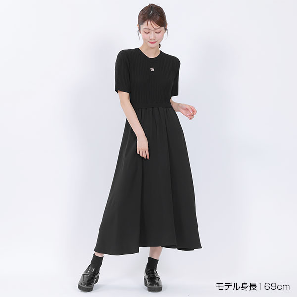 ドッキング ワンピース（ブラック）