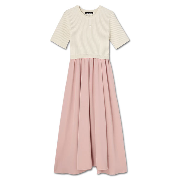 ドッキング ワンピース（アイボリー）