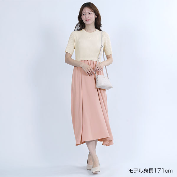 ドッキング ワンピース（アイボリー）