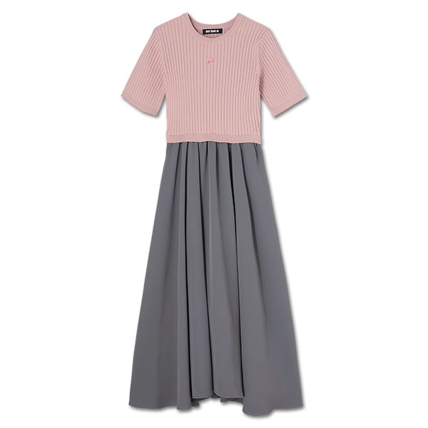 ドッキング ワンピース（ピンク）