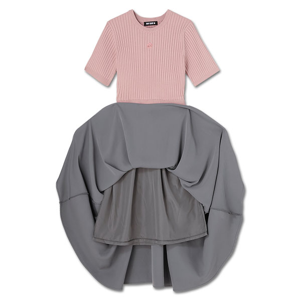 ドッキング ワンピース（ピンク）