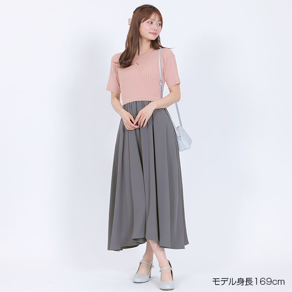 ドッキング ワンピース（ピンク）