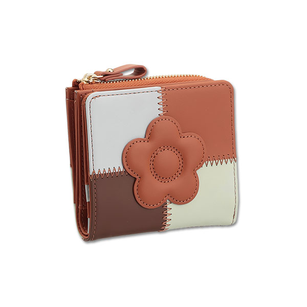 パッチワーク ウォレット（テラコッタ）