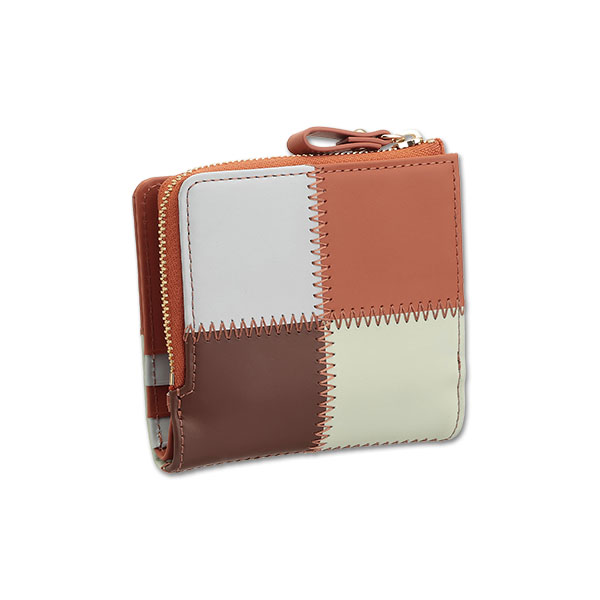 パッチワーク ウォレット（テラコッタ）