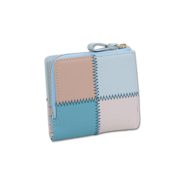 パッチワーク ウォレット（ライトグリーン）