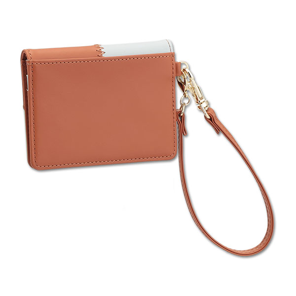 パッチワーク パスケース（テラコッタ）