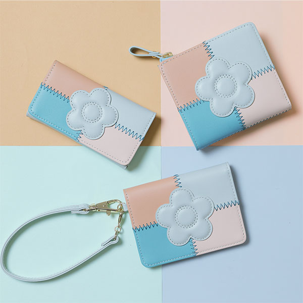 パッチワーク パスケース（ライトグリーン）