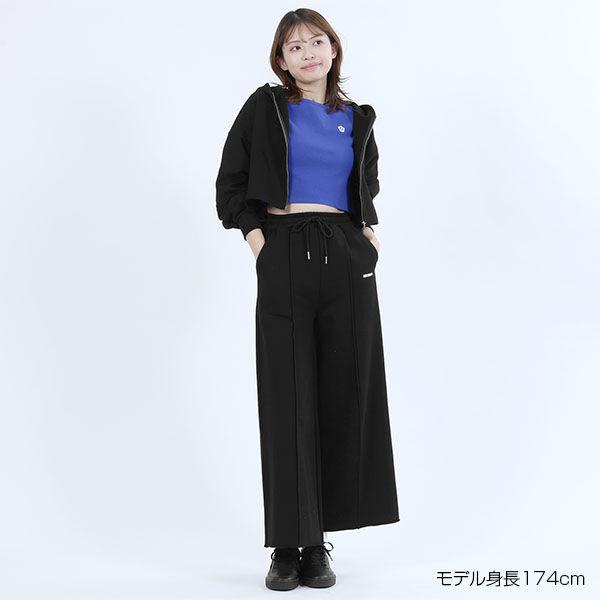 ロゴタグスウェット パンツ（ブラック）