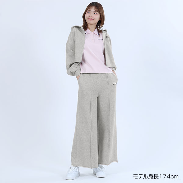 ロゴタグスウェット パンツ（グレー）