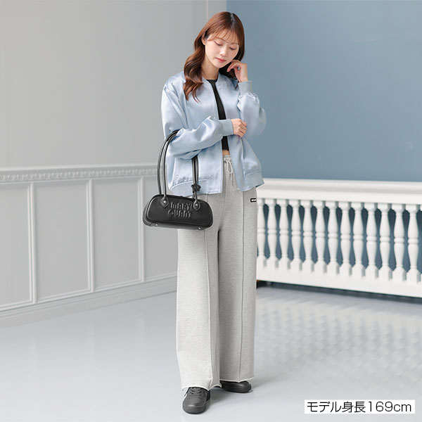 ロゴタグスウェット パンツ（グレー）