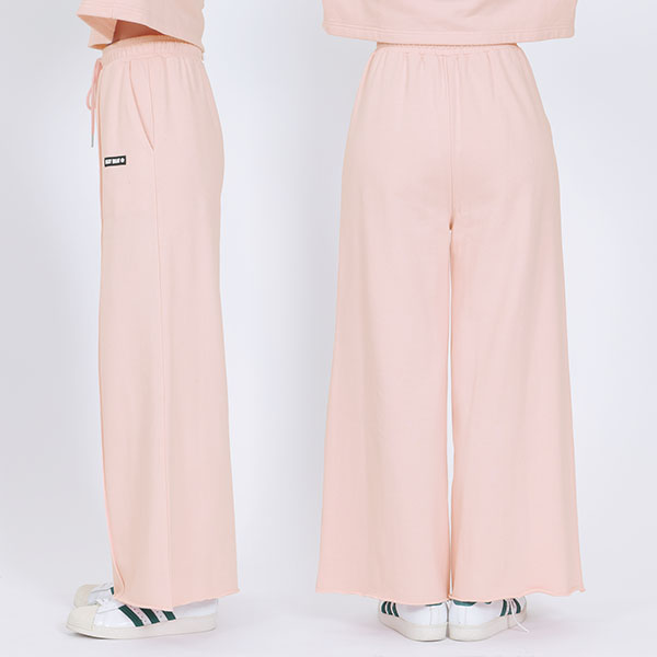 ロゴタグスウェット パンツ（ピンク）