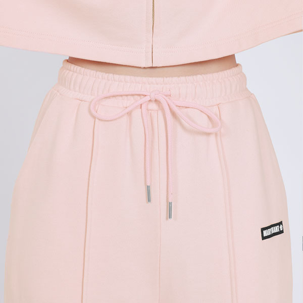 ロゴタグスウェット パンツ（ピンク）