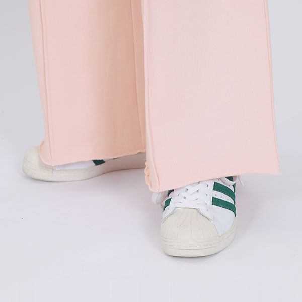 ロゴタグスウェット パンツ（ピンク）