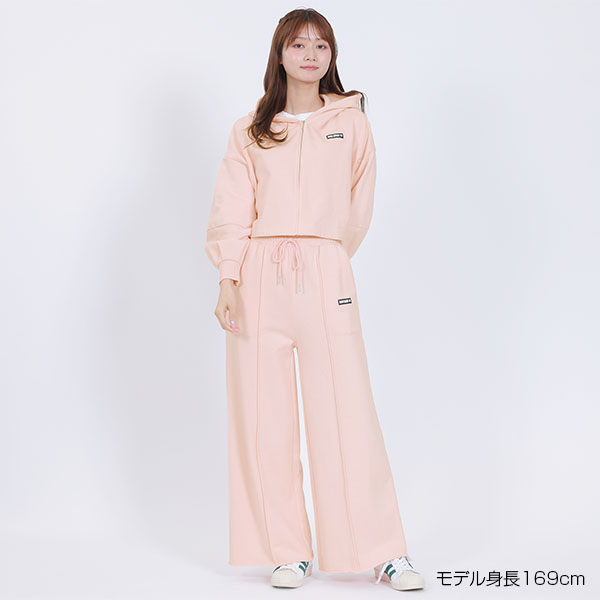 ロゴタグスウェット パンツ（ピンク）