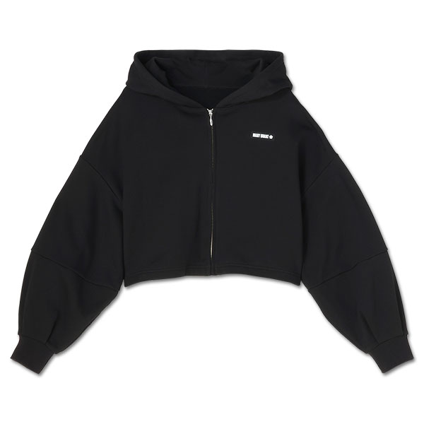 ロゴタグスウェット パーカ（ブラック）