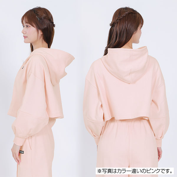 ロゴタグスウェット パーカ（ブラック）