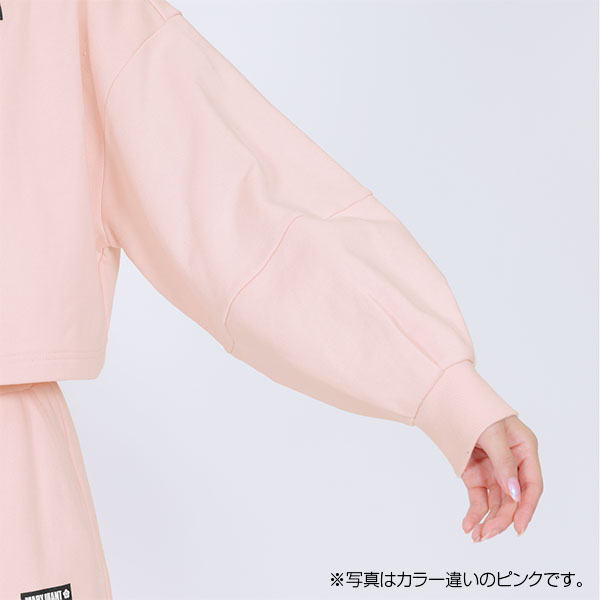 ロゴタグスウェット パーカ（ブラック）