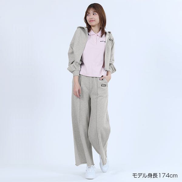 ロゴタグスウェット パーカ（グレー）