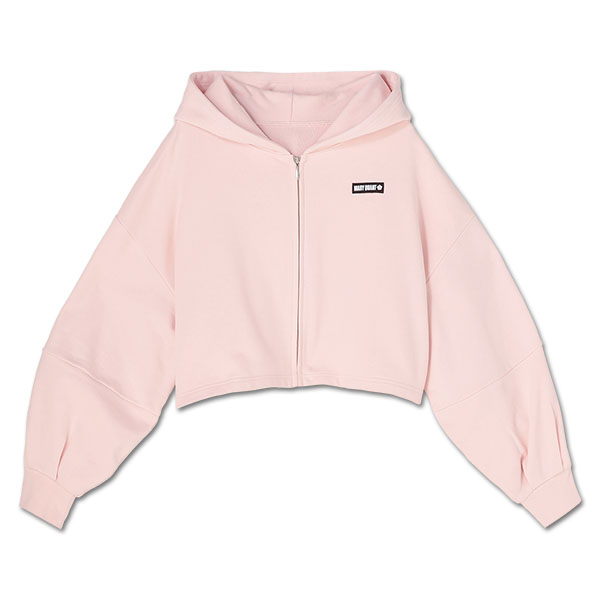 ロゴタグスウェット パーカ（ピンク）