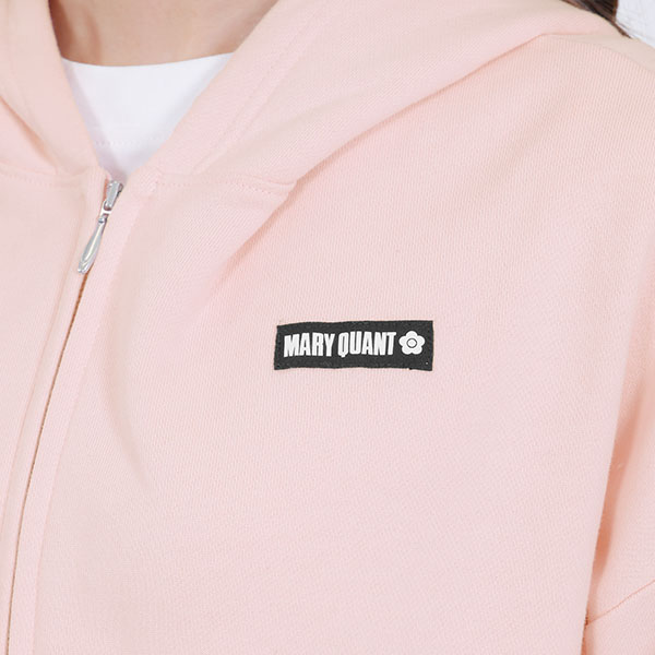 ロゴタグスウェット パーカ（ピンク）