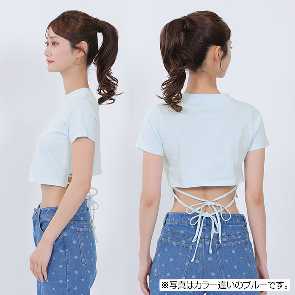 ウエストリボン プルオーバー（ホワイト）