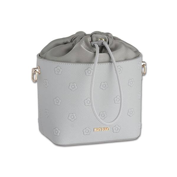 シンプルエンボスデイジー ドロストショルダー（ライトブルー）