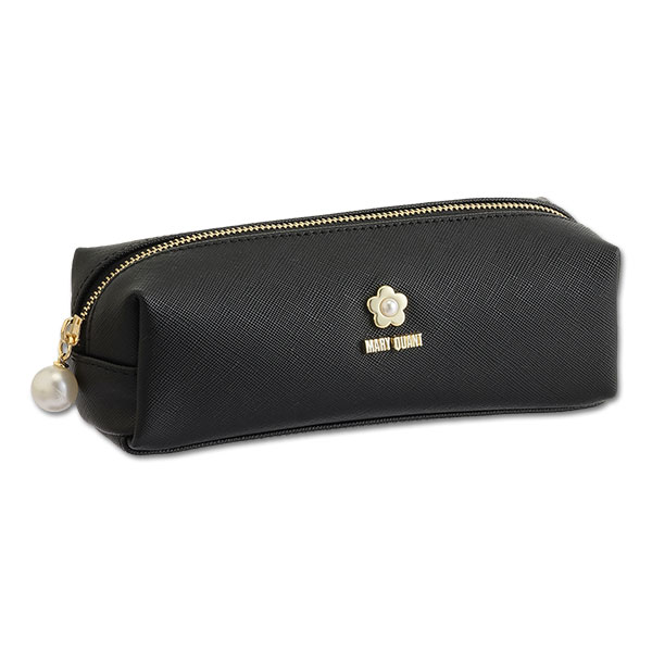 サフィアーノパール スクエアペンケース（ブラック）