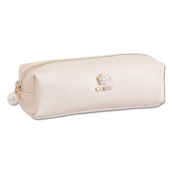 サフィアーノパール スクエアペンケース（パールピンク）