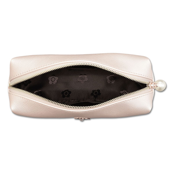 サフィアーノパール スクエアペンケース（パールピンク）