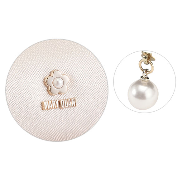 サフィアーノパール スクエアペンケース（パールピンク）