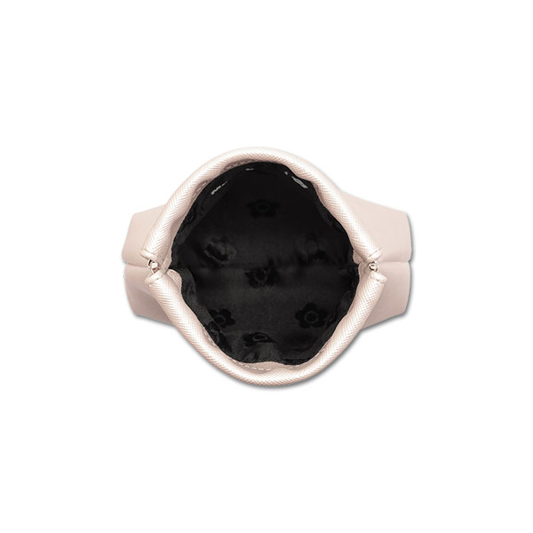 サフィアーノパール バネクチポーチ（パールピンク）