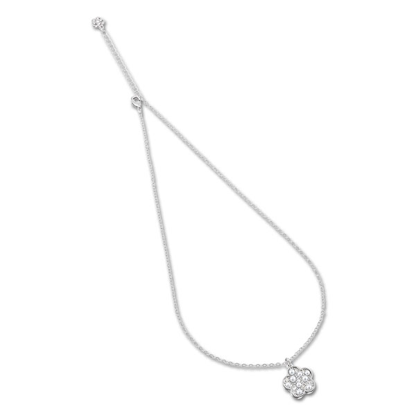 パールクラスタ ネックレス（シルバー）