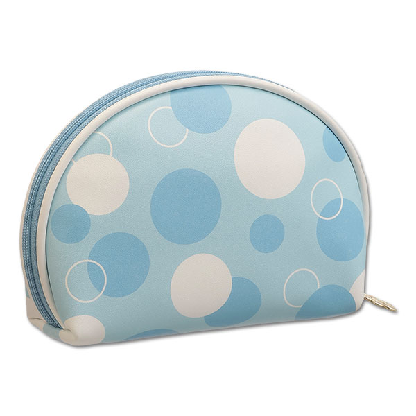 パウダリーシャボン ラウンドポーチ（ライトブルー）