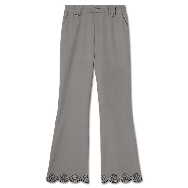 デイジースカラップ パンツ（グレー）