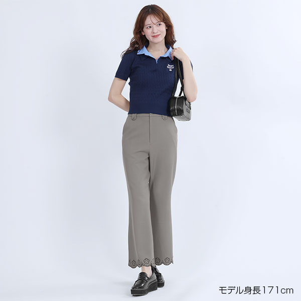 デイジースカラップ パンツ（グレー）