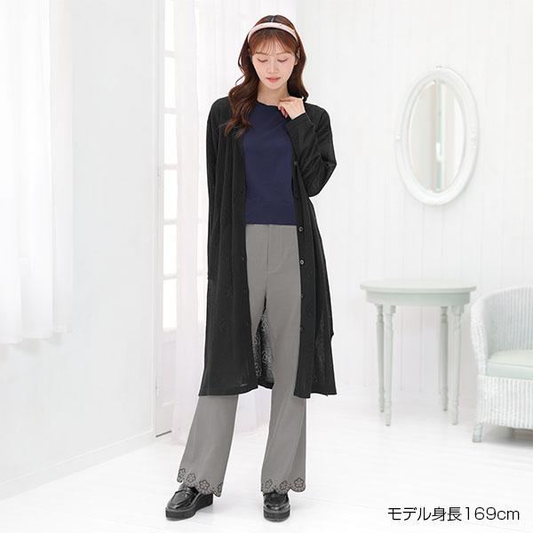 デイジースカラップ パンツ（グレー）