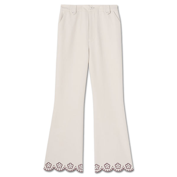 デイジースカラップ パンツ（ベージュ）