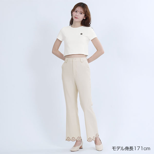 デイジースカラップ パンツ（ベージュ）