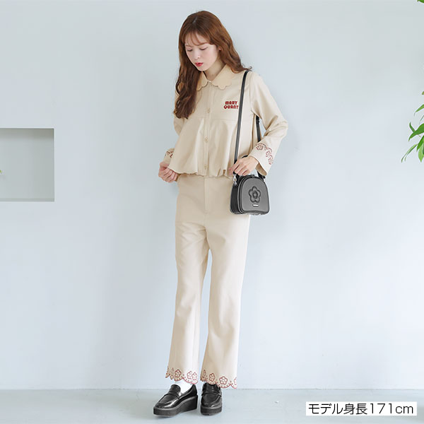 デイジースカラップ パンツ（ベージュ）