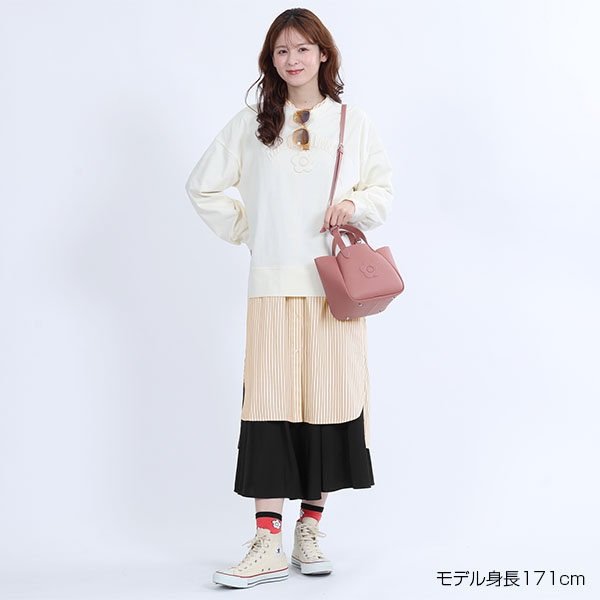 ロングシャツ ワンピース（ベージュ）