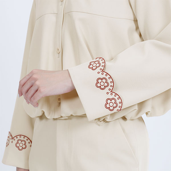 デイジースカラップ ジャケット（ベージュ）