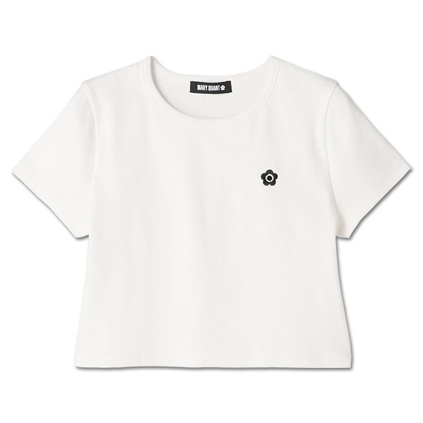 リブコンパクト Tシャツ（ホワイト）