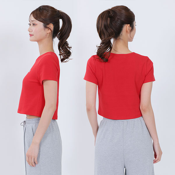 リブコンパクト Tシャツ（レッド）