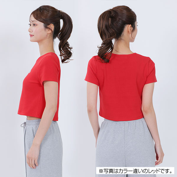 リブコンパクト Tシャツ（ブルー）