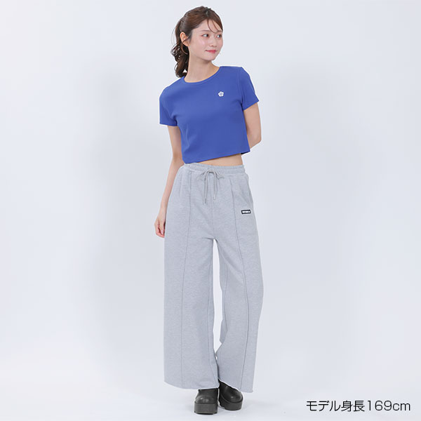 リブコンパクト Tシャツ（ブルー）