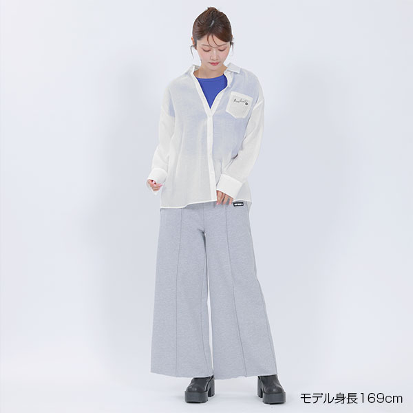 リブコンパクト Tシャツ（ブルー）