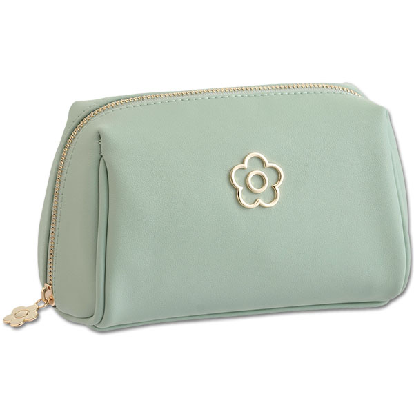 アウトラインメタルデイジー オーバルポーチ（ミント）