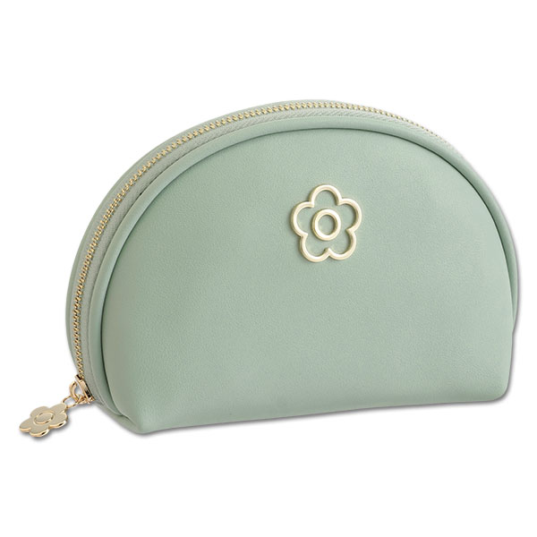 アウトラインメタルデイジー ラウンドポーチ（ミント）