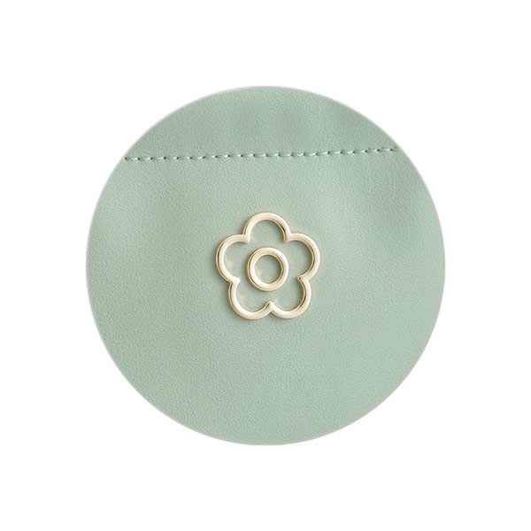 アウトラインメタルデイジー バネクチポーチ（ミント）