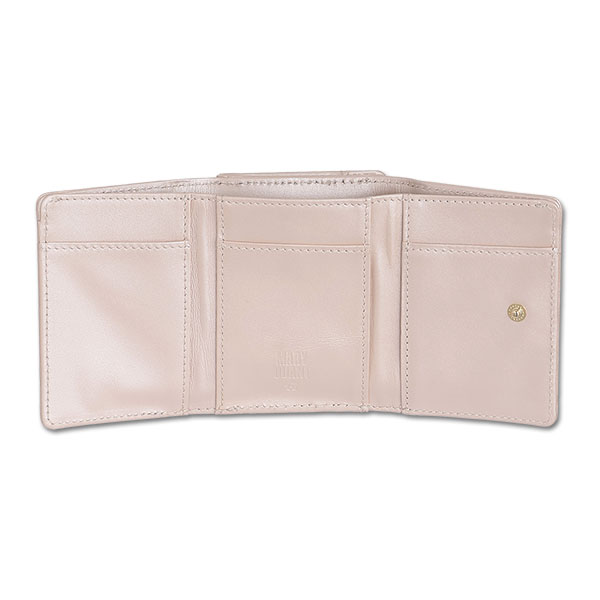 エンボスデイジーパール ガマ口ウォレット（パールピンク）